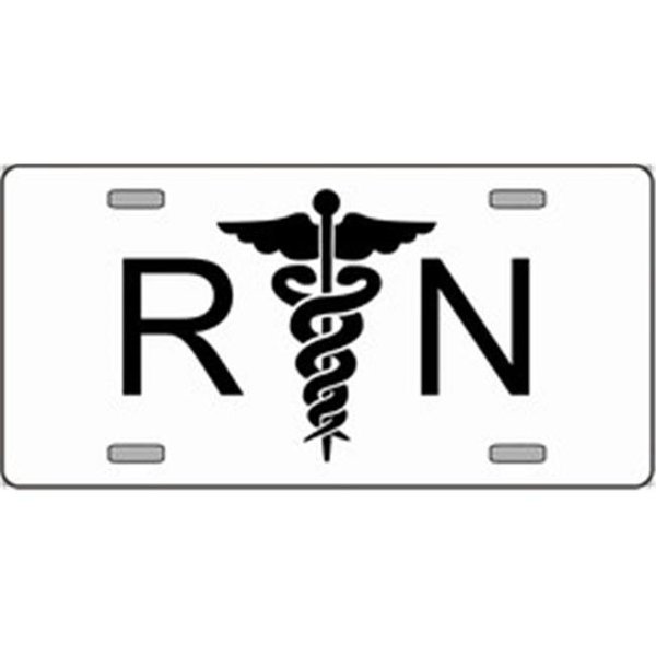 Powerhouse RN Registered Nurse Logo Emblem License Plates PO125654
